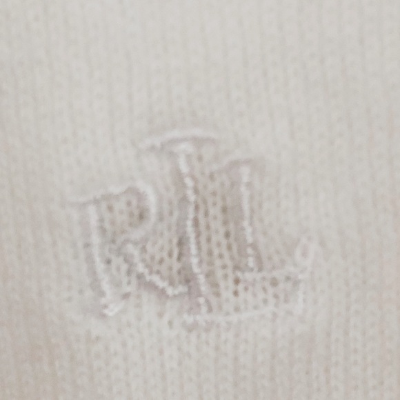 Lauren Ralph Lauren Sleeveless Ivory Sweater - Picture 6 of 8